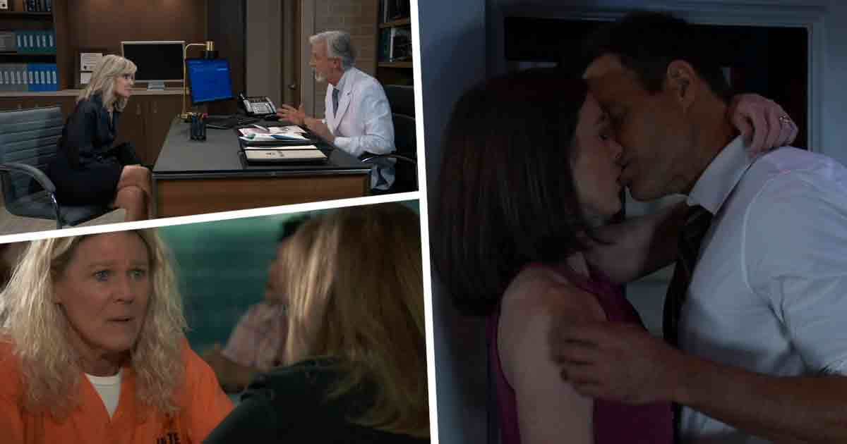 GH Week of July 8, 2024: Mac learned Cody was his son. Ava arranged for Sonny's medication to be replaced by a placebo. Heather asked Laura to stop helping her. Drew and Willow shared a passionate kiss.